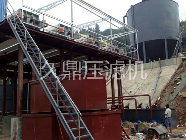 四川用戶(hù)—洗沙廢水壓濾機(jī)